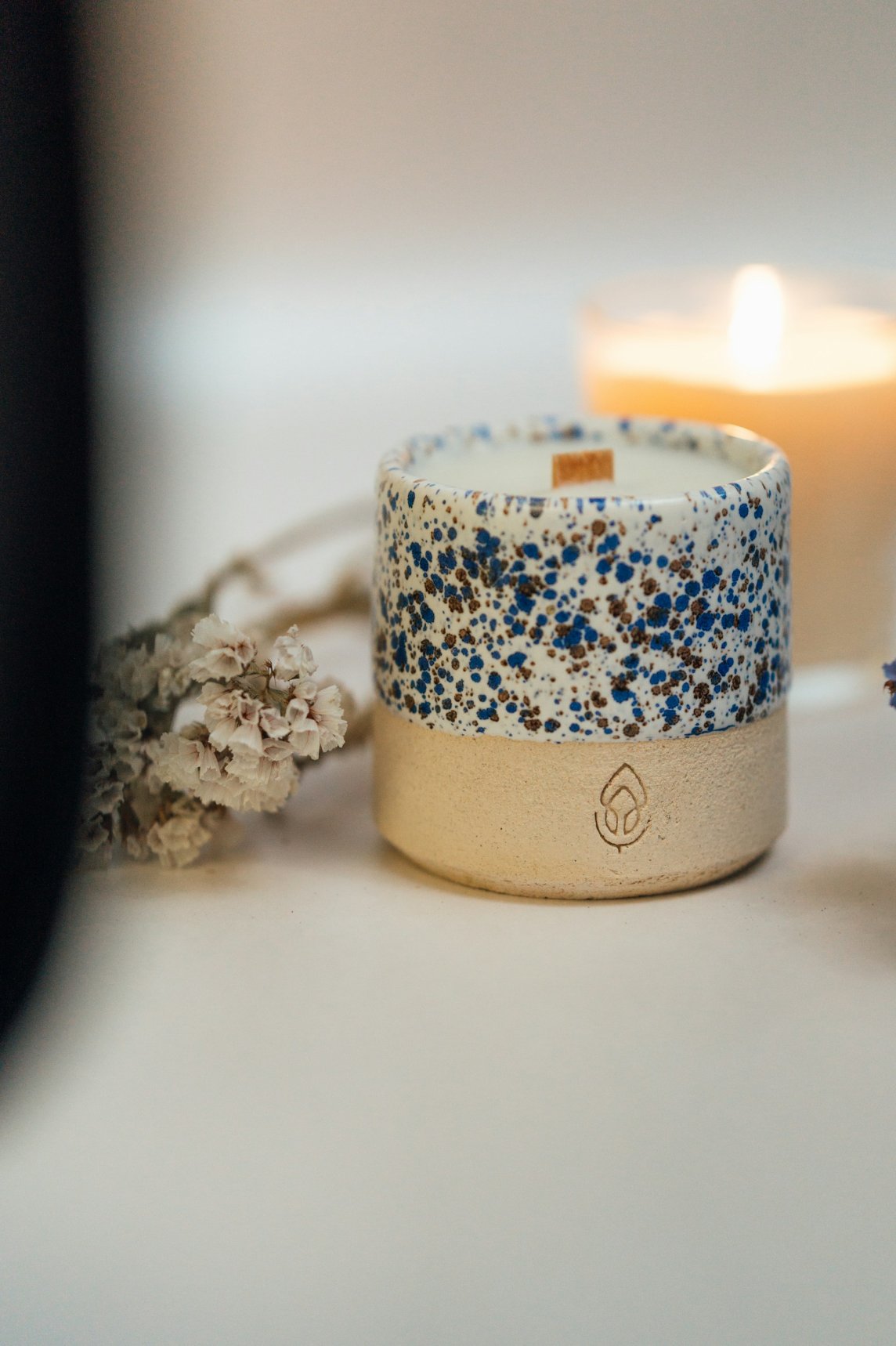 Multicolored candle